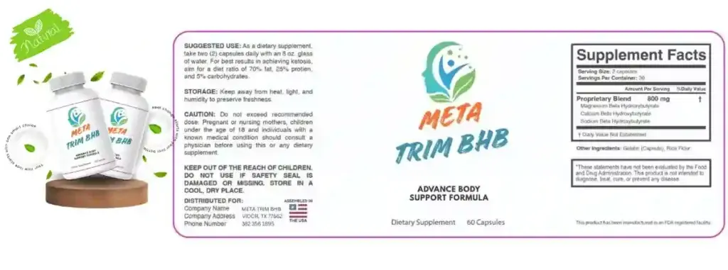MetaTrim BHB Ingredients